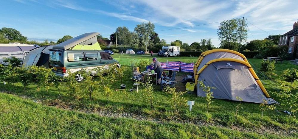 Glamping Tent At Abbey Green Farm Villa Whitchurch  Exterior foto