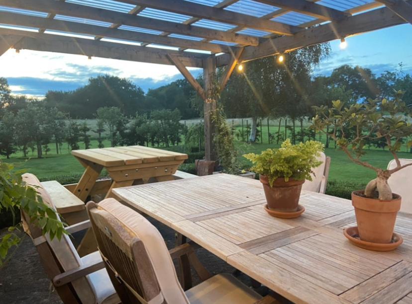 Glamping Tent At Abbey Green Farm Villa Whitchurch  Exterior foto
